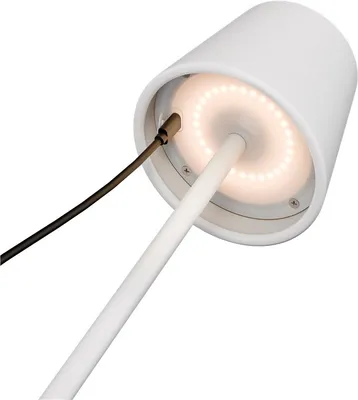 Zdjęcie produktu dla Bezprzewodowa lampa stołowa LED, biała