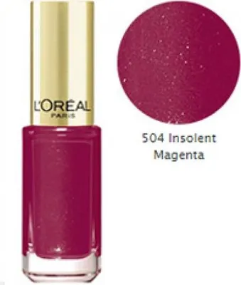 Produktbild von L'Oréal Paris - Color Riche Nagellack - 504 Insolent Magenta