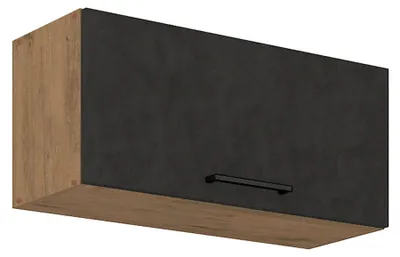 Produktbild von Vigo Kurzhängeschrank 80 cm Eiche Lancelot Matera Grau Küchenzeile Küchenblock