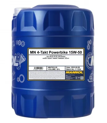 Produktbild von 20 Liter MANNOL 15W-50 Powerbike