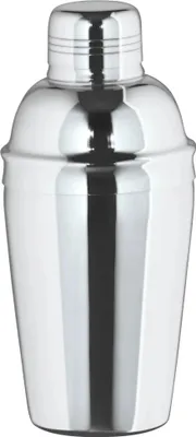Zdjęcie produktu dla Shaker barmański - 3-częściowy, stal nierdzewna, 500 ml
