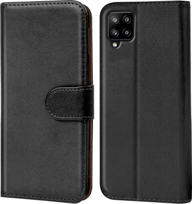 Produktbild von Conie Klapp Tasche für Samsung Galaxy A42 5G Kartenfach Rundumschutz Hülle in Schwarz