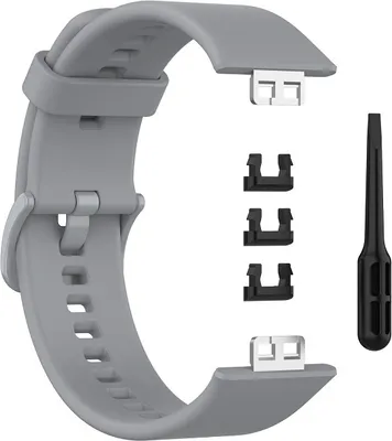 Produktbild von BStrap Silicone Armband für Huawei Watch Fit, gray