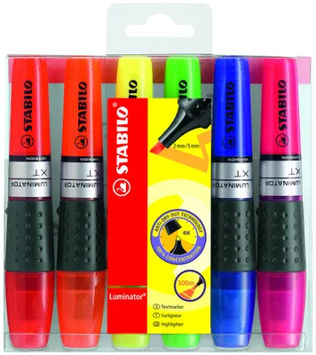 Produktbild von Textmarker - STABILO LUMINATOR - 6er Pack - mit 6 verschiedenen Farben