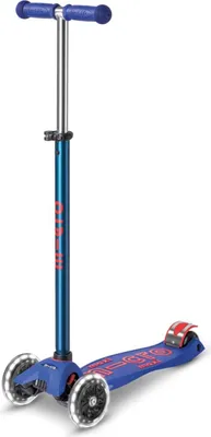 Image de Maxi Micro Deluxe LED trottinette pour enfants, couleur:blue