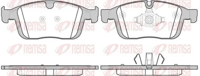 Produktbild von REMSA Bremsbeläge Satz Vorne Bremsklötze für VOLVO XC60 (156) 1689.00