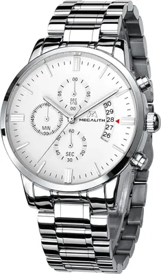 Imagen del producto de Reloj de hombre, cronógrafo militar, resistente al agua, de esfera analógica, gran esfera, con indicador de fecha luminoso. Relojes para hombre, diseño clásico y elegante