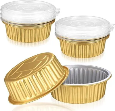 Immagine prodotto di Padelle per grigliata in acciaio inossidabile, confezione da 10 pezzi, alluminio, 520 ml, accessori per barbecue