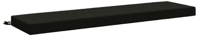 Produktbild von Bankkissen SOEST 100 % Polyester Schwarz 150 x 40 x 8 cm