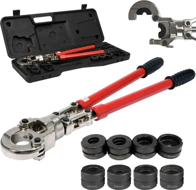 Produktbild von PEX Presszange Rohrpresszange Verbundrohr U/TH-Kontur 16mm 20mm 25mm 32mm Handpresszange Pressfitting