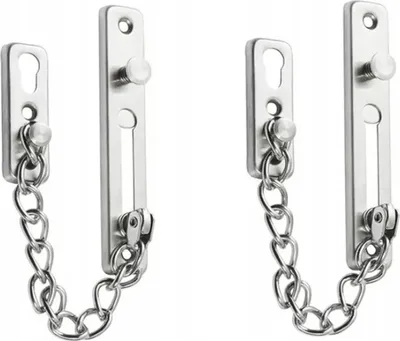 Produktbild von Türkettenschlösser 2er Set Inkl. Montagematerial 15 cm Kettenlänge