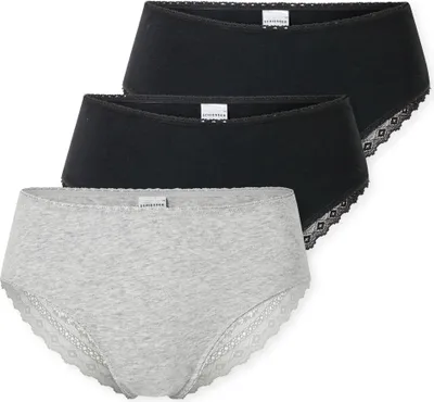 Produktbild von Schiesser Damen 3 er Pack Brazilian Gr. 38  sortiert 2