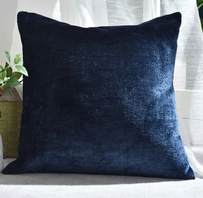 Produktbild von Kissen mit Füllung Chinelle LxB 45x45 cm Blau »Nürnberg« weich strapazierfähig elegant 202420K