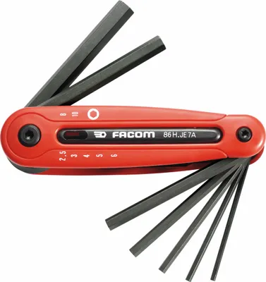 Produktbild von Facom Stiftschluessel im Halter, 7-tlg