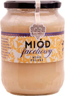 Zdjęcie produktu dla Miód faceliowy 710 ml/1kg -Schronisko Bukowina
