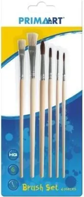 Image de PRIMA ART pinceaux naturels 6pcs