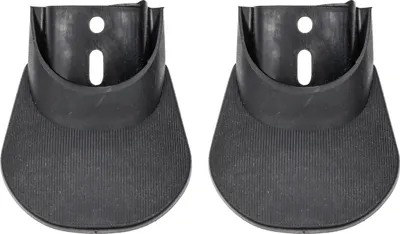 Produktbild von 2 Stück Fahrrad Schmutz Fänger Spritz Schutz Spoiler SET Schutzblech 43mm schwarz