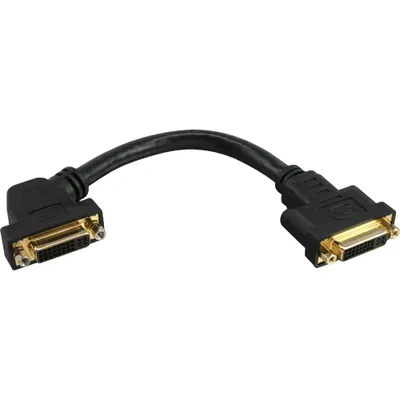 Produktbild von InLine® DVI-I Adapterkabel, 24+5 Buchse/Buchse, zum Einbau, vergoldete Kontakte
