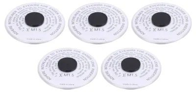 Image de 5 interliners à lentilles à bord intégral, 13,1 pieds, ajustement précis, lunettes à monture professionnelle