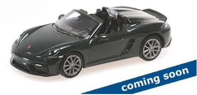 Produktbild von Minichamps 1:87 PORSCHE 718 SPYDER (981) - 2019 - GREEN METALLIC