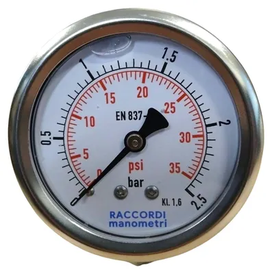 Produktbild von Hinteres Manometer 2,5 bar MG3-63 Gewinde 1/4"