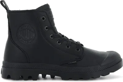 Image de Palladium - Pampa Zip Leather Ess - Schwarze Lederschuhe