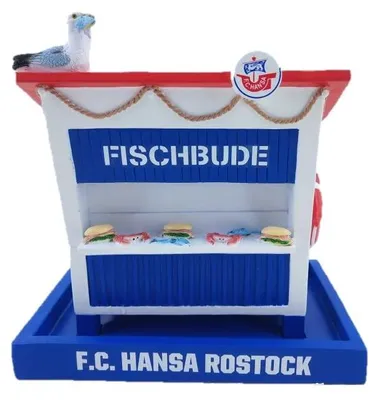 Vogelhaus Fischbude aus Polyharz, 1,25 kg