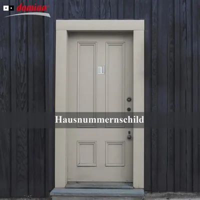 Produktbild von DOMINO Hausnummer Briefkasten Selbstklebend – 1 | 3D Türnummer Adressnummern Aufkleber | Hausnummern Klebend | Klebezahlen Wetterfest | Zahlen zum Aufkleben | Hausnummernschild | PCV | Silber
