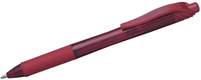 Produktbild von Pentel Energel X 1.0, Clip-on retractable pen, Rot, Rot, Kunststoff, Ambidextrös