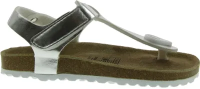 Produktbild von Supersoft Mädchen Zehentrenner Fersenriemen Lederfussbett EUR 38 silber