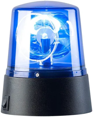 Image de Lampe gyrophare bleu à LED
