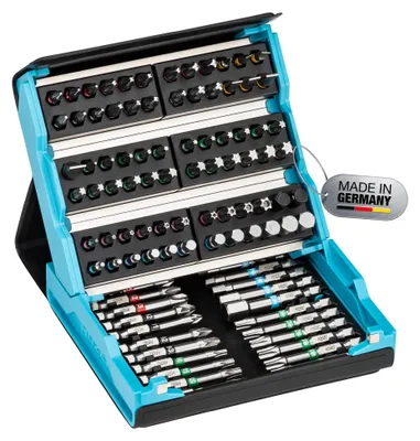 Immagine prodotto di HAZET SmartCase Bit Satz, 96-Teilig, 1/4 Zoll (6,3 mm) Sechskant uvm., 2200SC-3