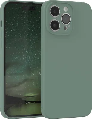 Produktbild von EAZY CASE - TPU Hülle für Apple iPhone 14 Pro Max, TPU Case stoßfeste Handyhülle, weiches Cover mit Kameraschutz, Silikonhülle in Grün