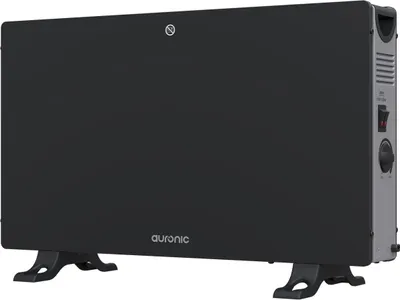 Produktbild von Auronic Konvektorheizung - 2000W - Elektroheizung - Schlafzimmer, Wohnzimmer oder Homeoffice - Heizgerät - Schwarz