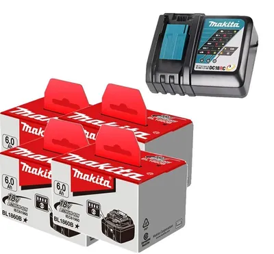 Obrázok produktu pre Powerbanka, kapacita 6000 mAh, inteligentné nabíjanie, nabíjačka pre 4 batérií 6 Ah – 1
