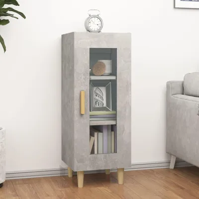 Produktbild von vidaXL Sideboard Betongrau 34,5x34x90 cm Holzwerkstoff