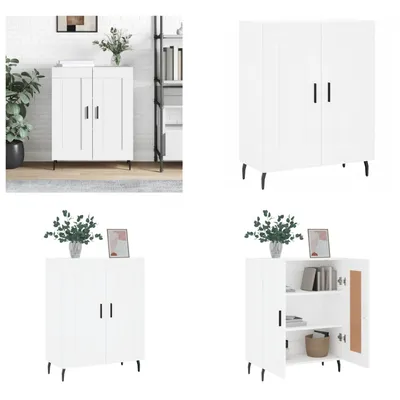 Produktbild von vidaXL Sideboard Weiß 69,5x34x90 cm Holzwerkstoff - Sideboard - Sideboards - Schrank - Aufbewahrungsschrank