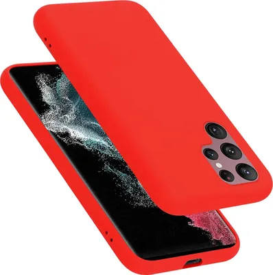 Zdjęcie produktu dla Etui ochronne Cadorabo do Samsung Galaxy S22 ULTRA w kolorze czerwonym Etui na telefon komórkowy Pokrowiec TPU Etui