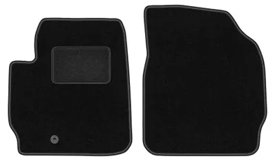 Productafbeelding van Velours voormatten voor Ford Maverick MK2 2004-2007 (SUV) – 2-delig, zwart, op maat – Wielganizator LUX