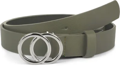 Produktbild von styleBREAKER Damen Gürtel 3 cm | Glänzende Ringschnalle in Gold oder Silber | Verstellbarer Taillengürtel & Hüftgürtel | Glattes Kunstleder für Kleider & Jeans
