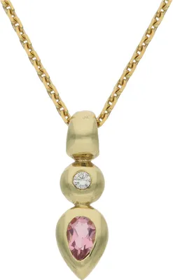 Produktbild von JuwelmaLux Anhänger 585/000 (14 Karat) Gold mit Amethyst & Brillant JL30-02-3689