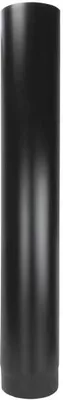 Produktbild von Bertrams ST-Pu Rauchrohr 08RL1000-130L 1000 mm, Ø 130 mm, pulverbeschichtet, schwarz