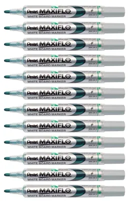 Produktbild von Pentel Flüssigtintenroller MWL5S-D grün 12 Stück, Pumsystem, Schreibgeräte