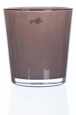 Produktbild von 6er Set Glas Orchideentöpfe ORCHID braun H. 13,5cm D. 12,5cm Sandra Rich