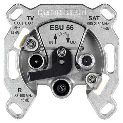 Imagen del producto de KATH, caja de conexión para cable coaxial con atenuación de 14 dB, programable
