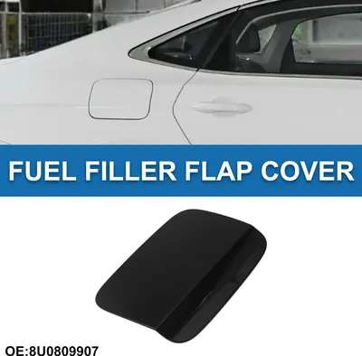Image de Bouchon De Trappe De Réservoir De Carburant Pour Audi Q3 2013-2018 Couvercle De Trappe De Remplissage De Carburant Type Clip No.8U0809907 Noir Abs