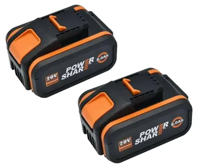 Image de Batterie lithium-ion, capacité de 8000 mAh, large compatibilité, 20 V 8,0 Ah x 2