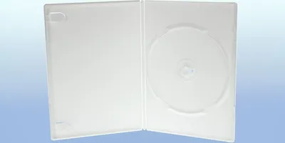 Produktbild von DVD Hülle slimline / Farbe: weiß / DVD Box für 1 Disc