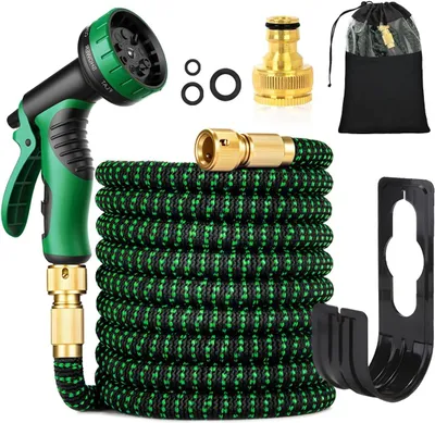Produktbild von Flexibler Gartenschlauch, 30 Meter, grün, flexibler Schlauch, 10 Funktionen