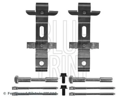 Produktbild von BLUE PRINT ADBP480004 Zubehörsatz Scheibenbremsbelag Vorne für LAND ROVER Range Rover Sport (L494) Range Rover IV (L405)